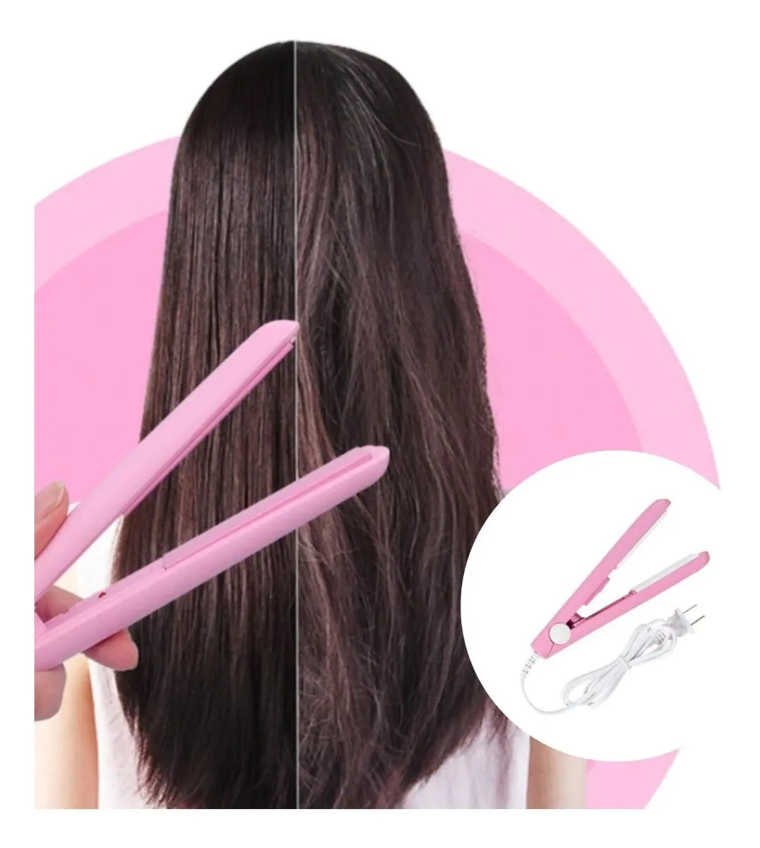 Prancha de Cabelo Compacta Portátil Bivolt