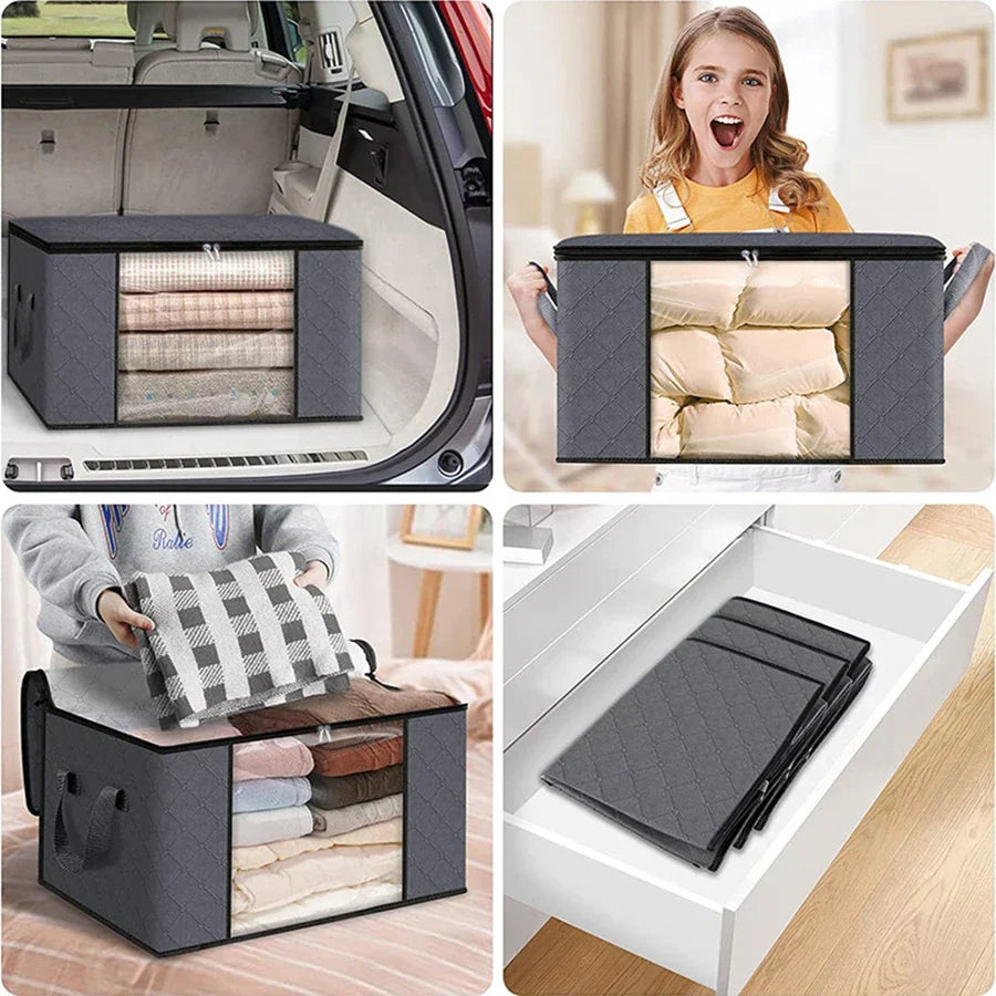 Cesta de Armazenamento Dobrável